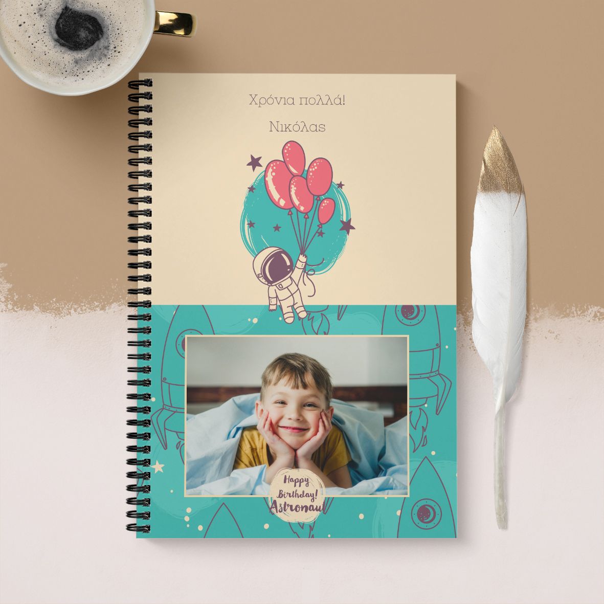 Happy Birthday Astronaut - Σημειωματάριο