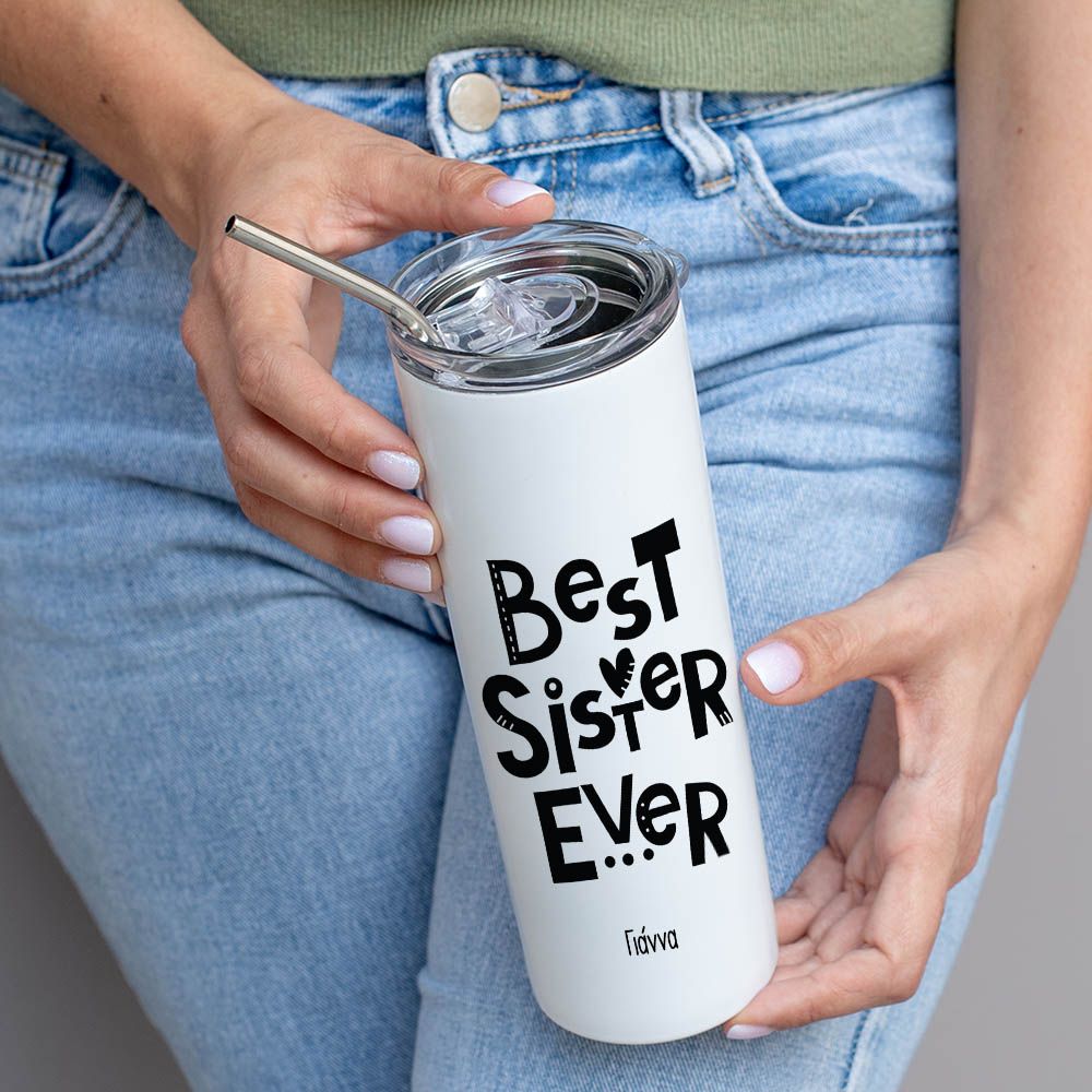 Best Sister Ever - Ποτήρι Θερμός 600ml