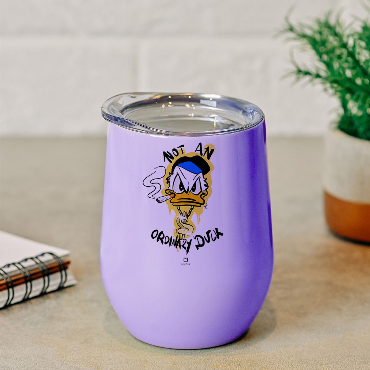 Ordinary Duck  - Κούπα Θερμός 355ml - Μωβ