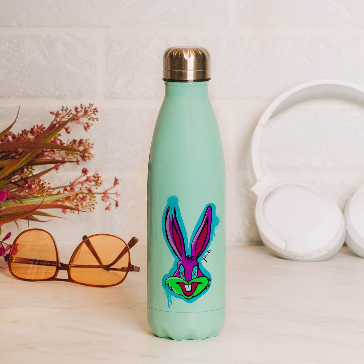 Psycho Bunny - Μπουκάλι Θερμός 500ml - Μέντα