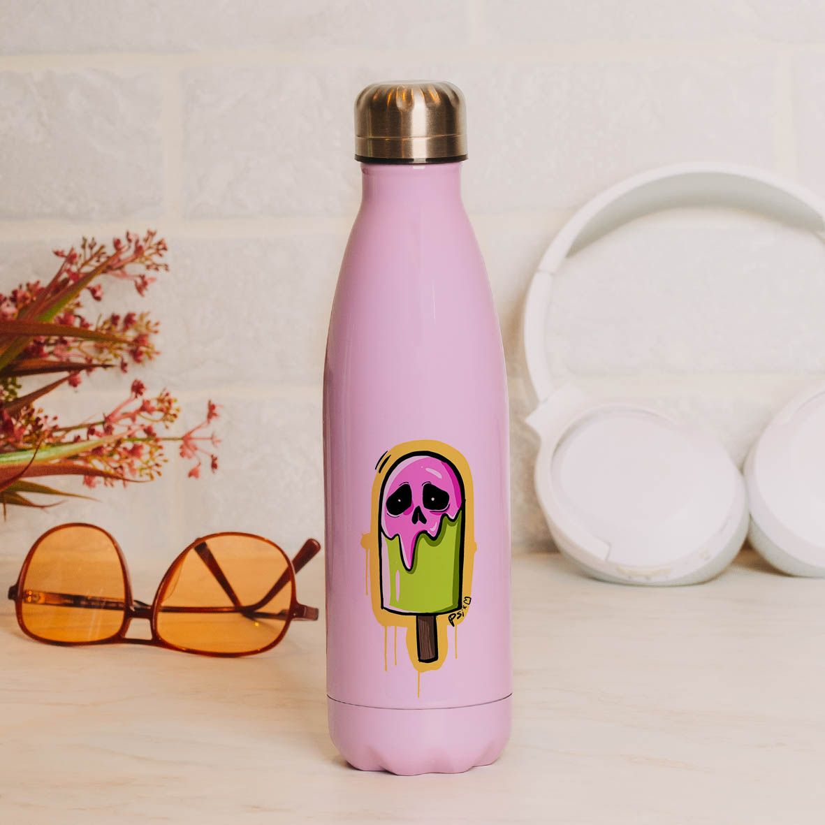 Ice Scream - Μπουκάλι Θερμός 500ml - Μωβ