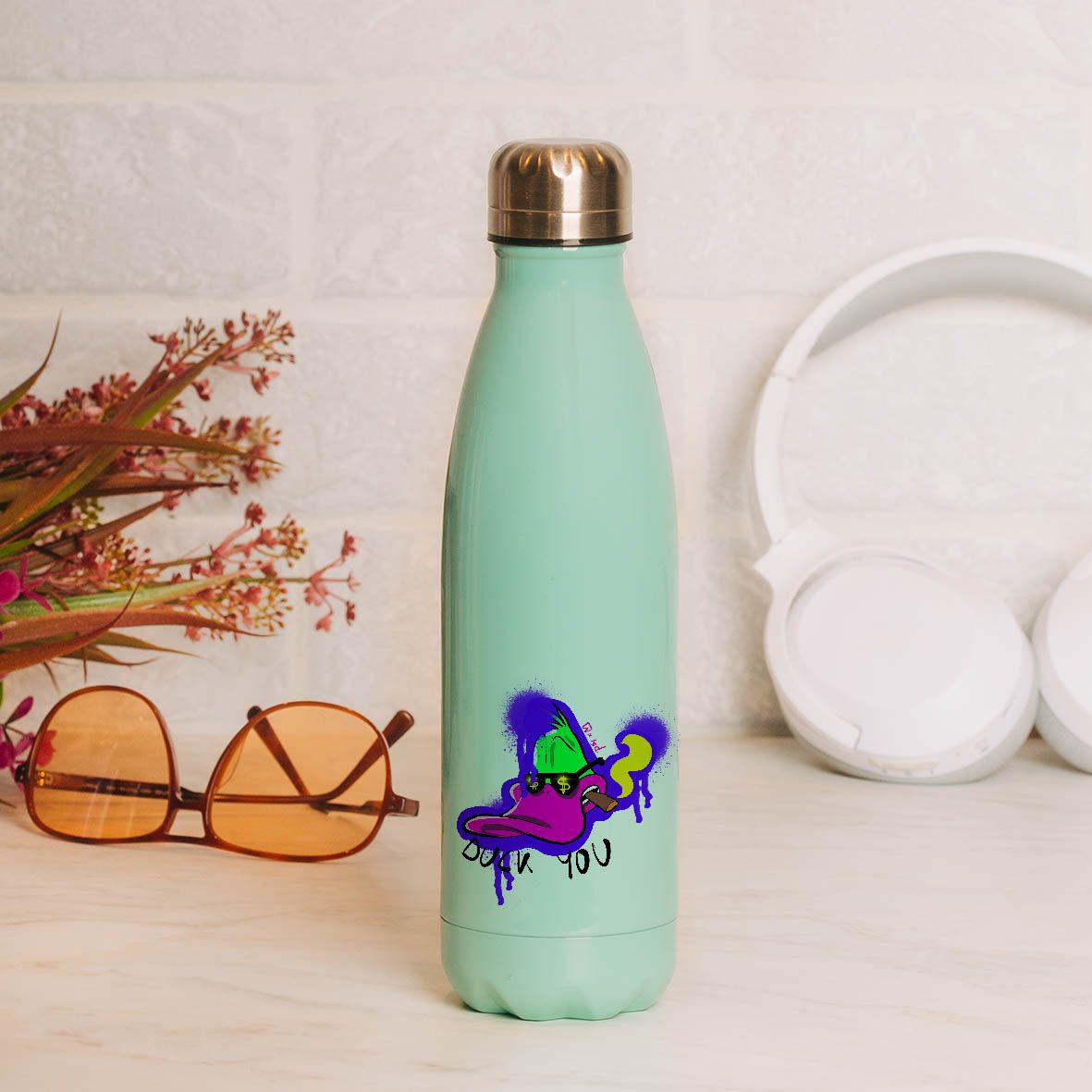 Duck You - Μπουκάλι Θερμός 500ml - Μέντα