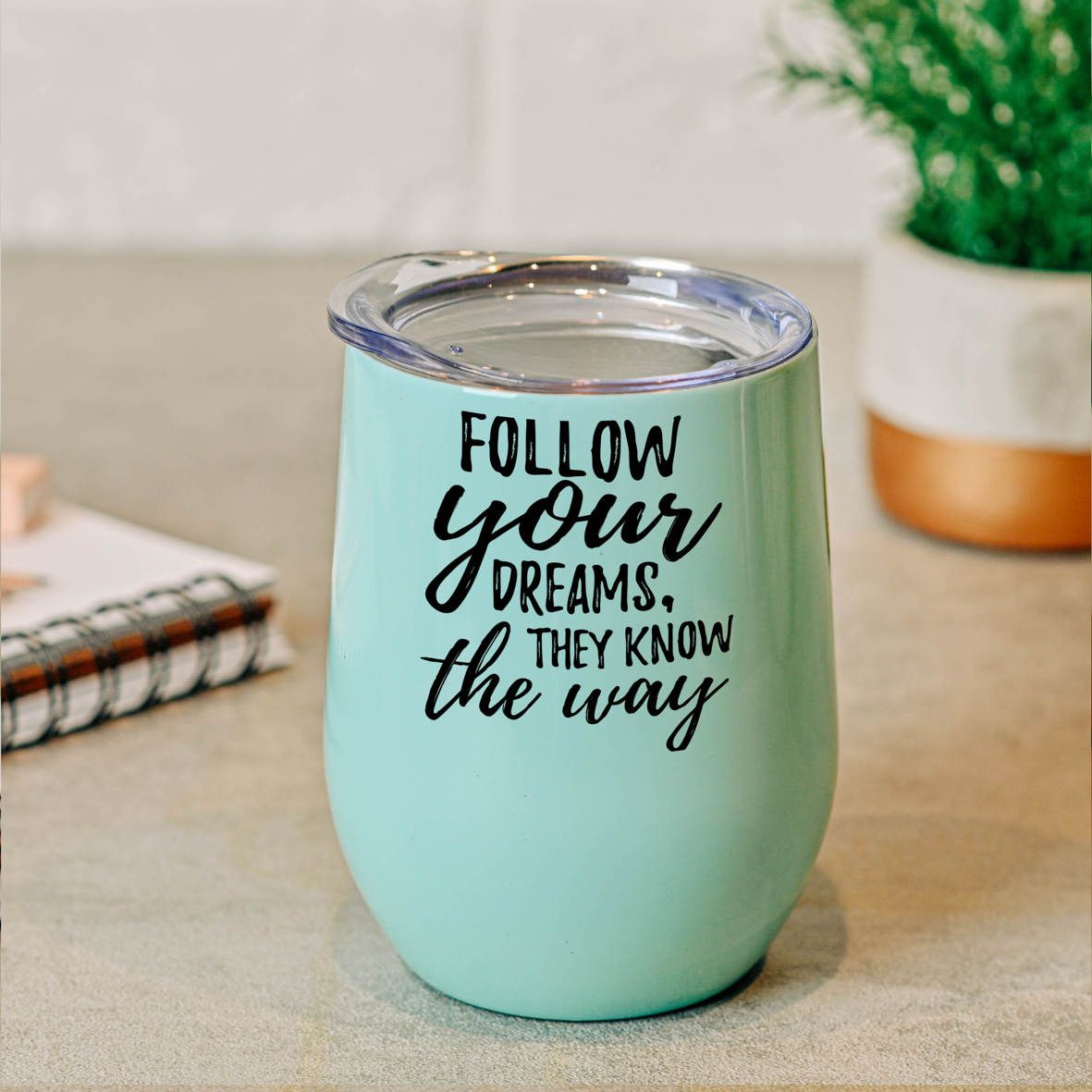 Follow Your Dreams - Κούπα Θερμός 355ml - Μέντα