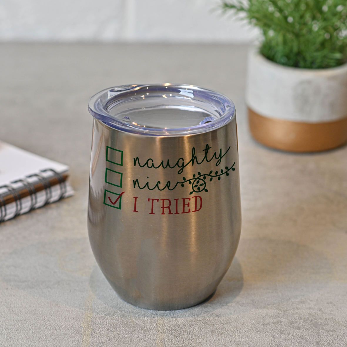 Naughty Xmas - Κούπα Θερμός 355ml - Μεταλλικό