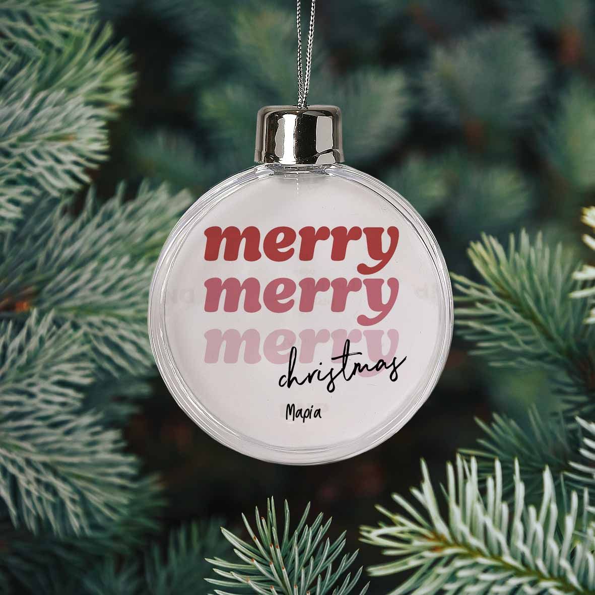 Merry, Merry Xmas - Χριστουγεννιάτικη Μπάλα