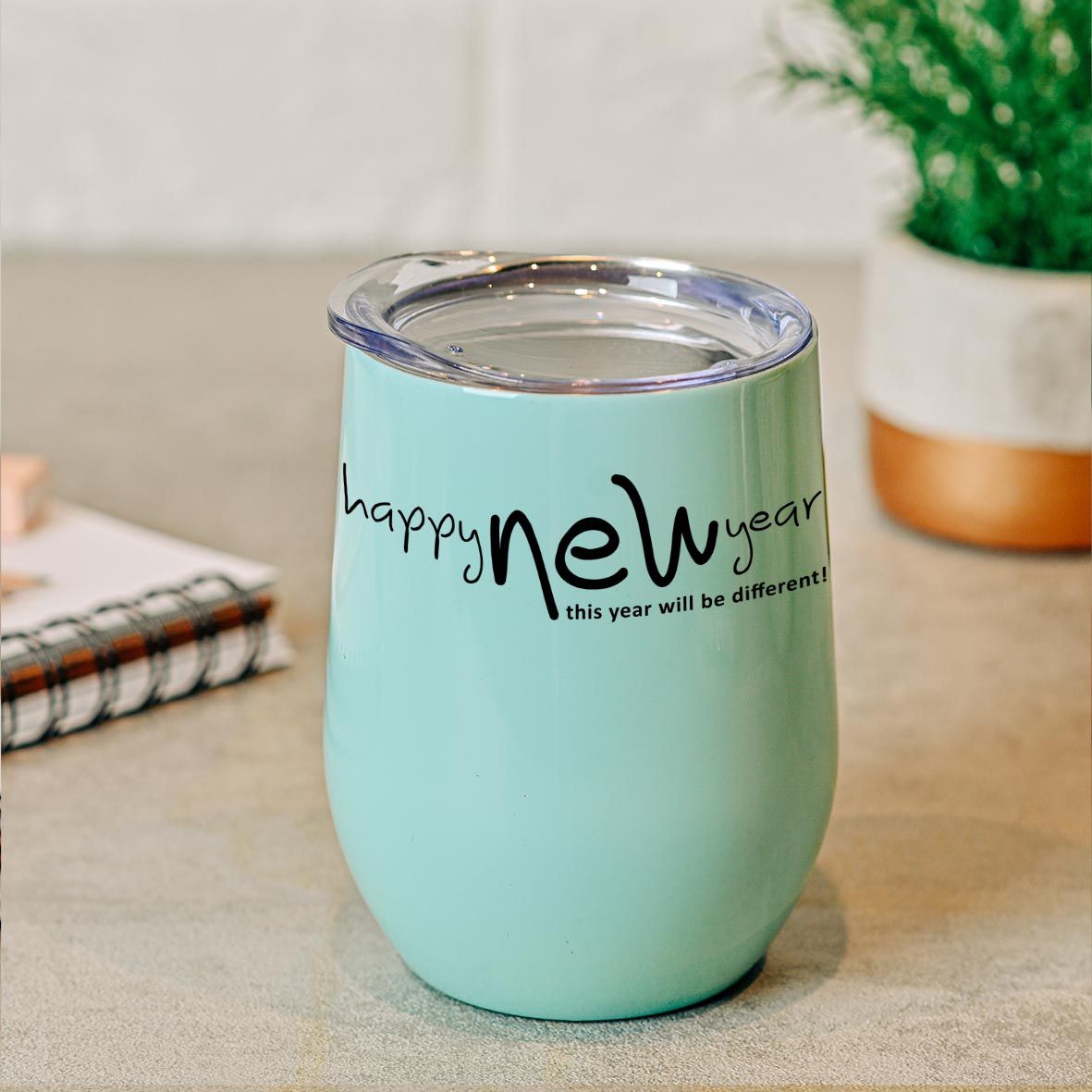 Happy New Year - Κούπα Θερμός 355ml - Μέντα