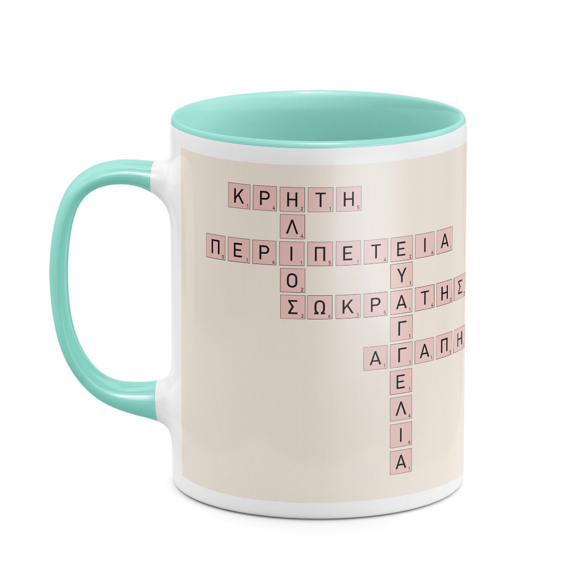 Pastel Pink - Κούπα MyScrabble - Μέντα