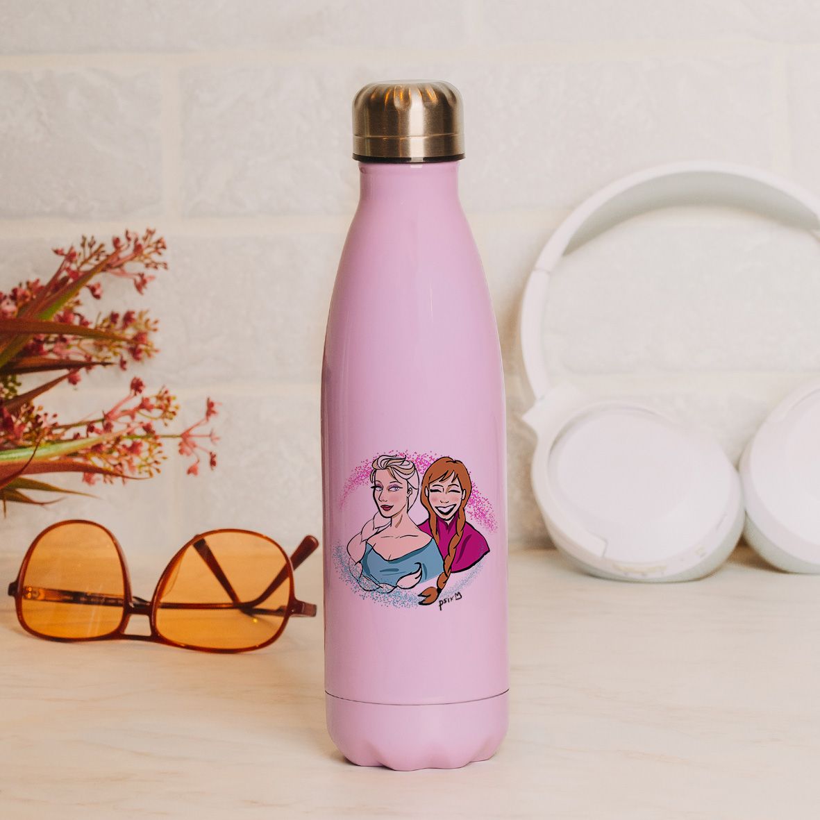 Elsanna - Μπουκάλι Θερμός 500ml - Ροζ