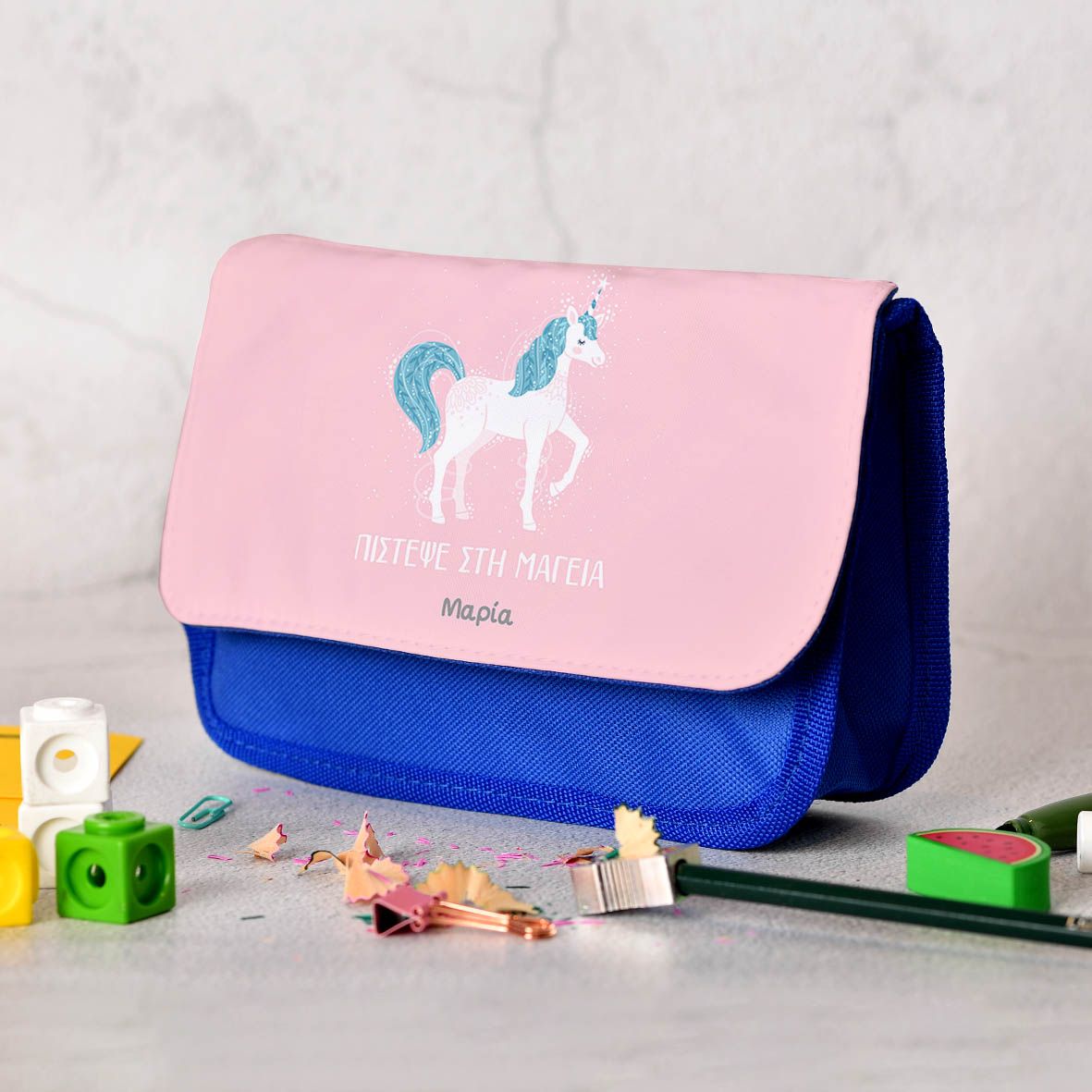 Believe In Magic - Κασετίνα Υφασμάτινη - Μπλε