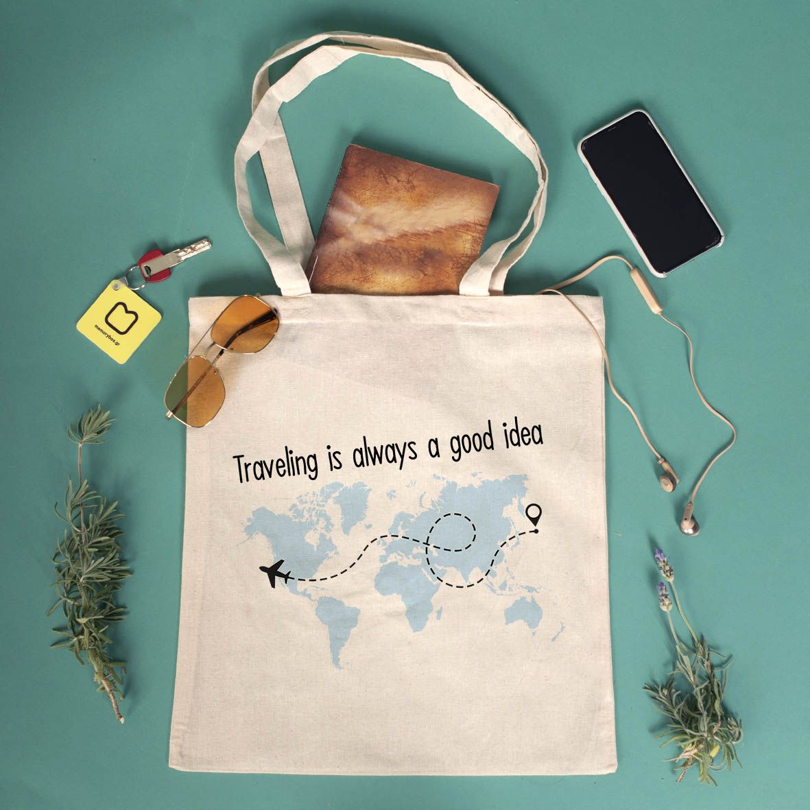 Travel - Πάνινη Τσάντα