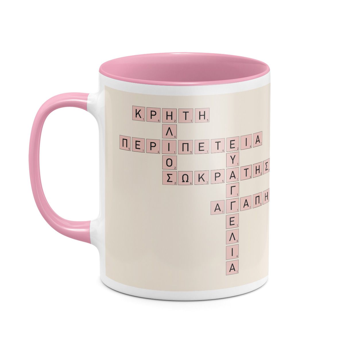 Pastel Pink - Κούπα MyScrabble - Ροζ