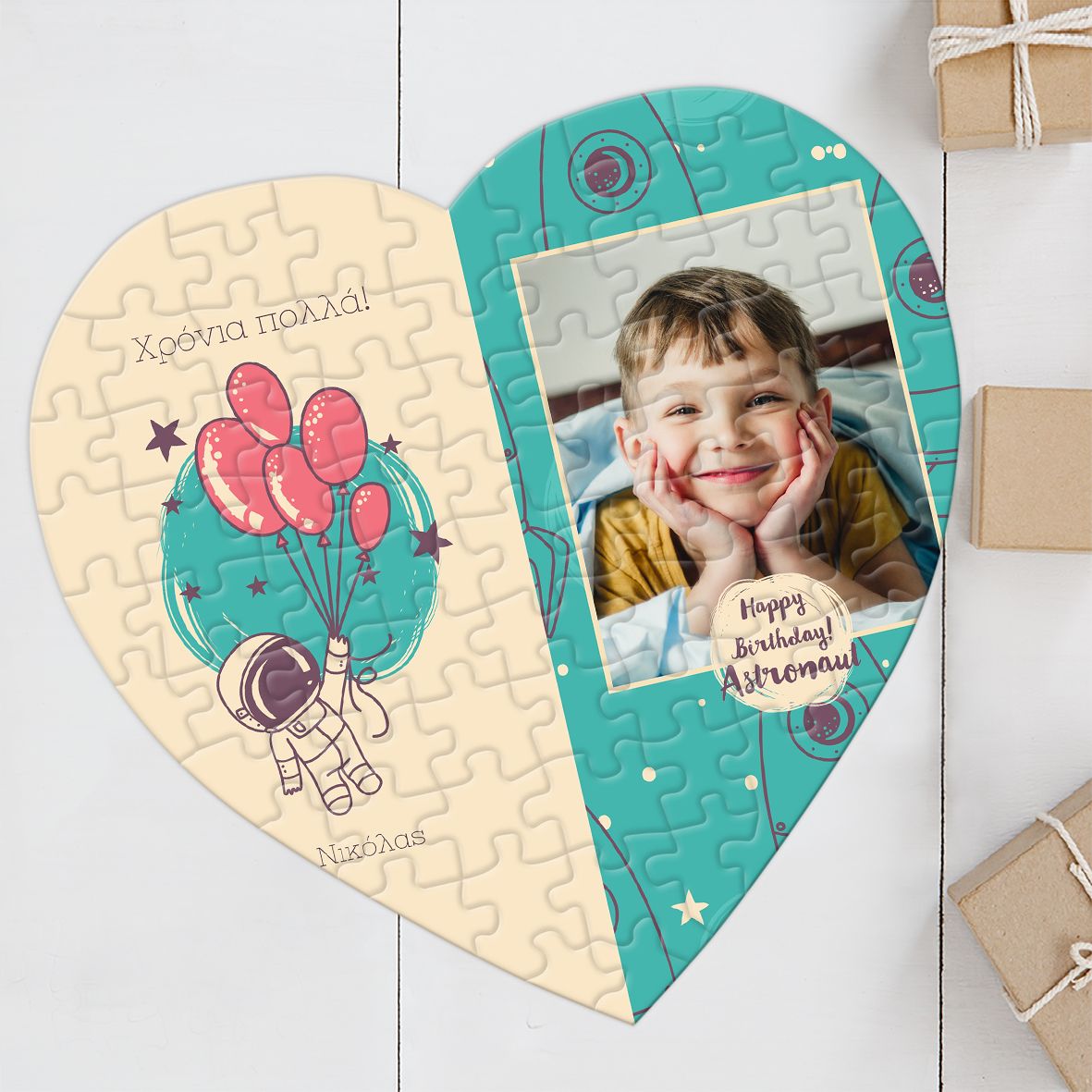 Happy Birthday Astronaut - Puzzle