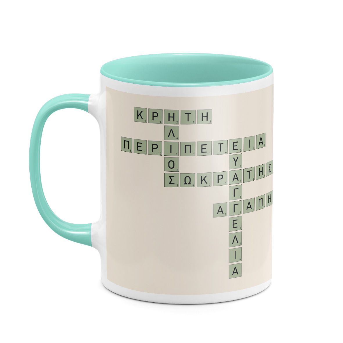 Pastel Green - Κούπα MyScrabble - Μέντα