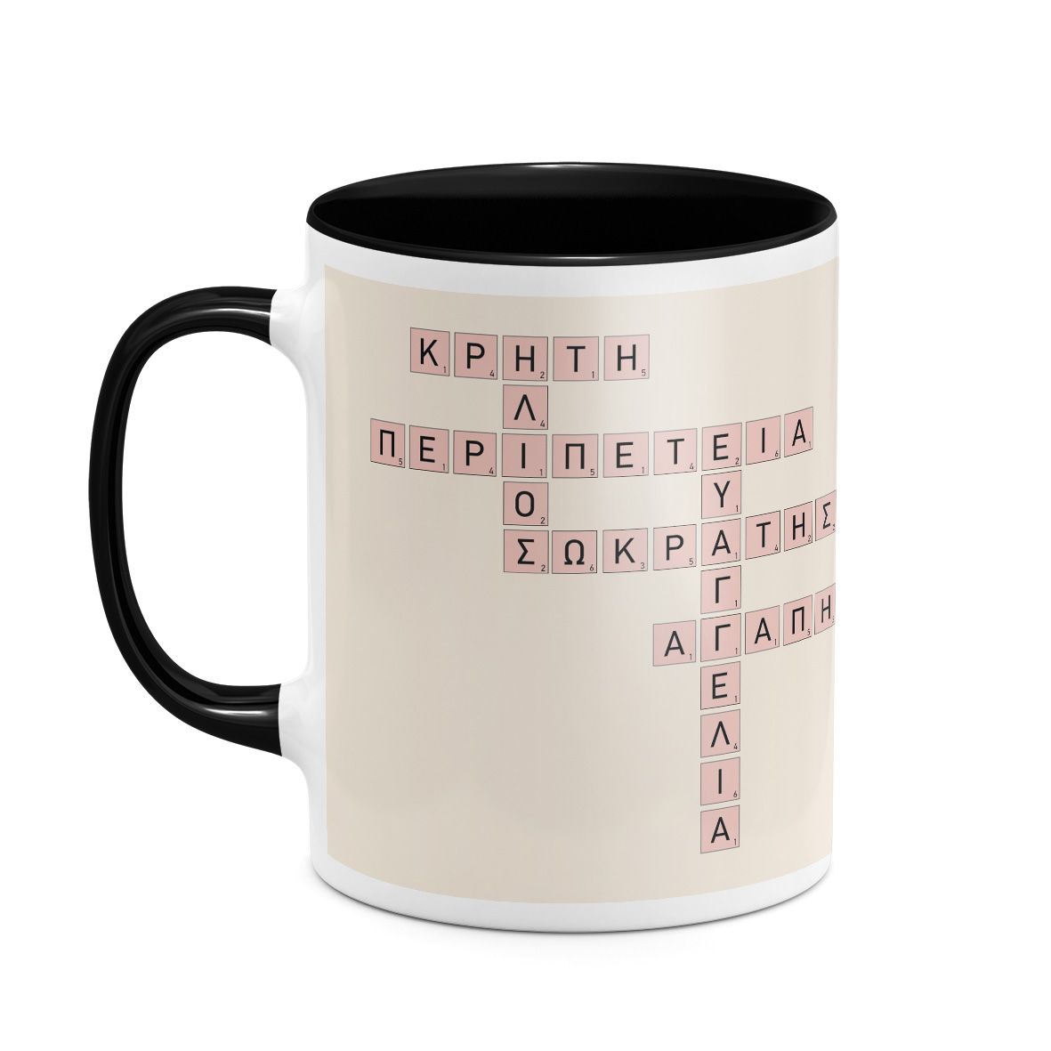 Pastel Pink - Κούπα MyScrabble - Μαύρο