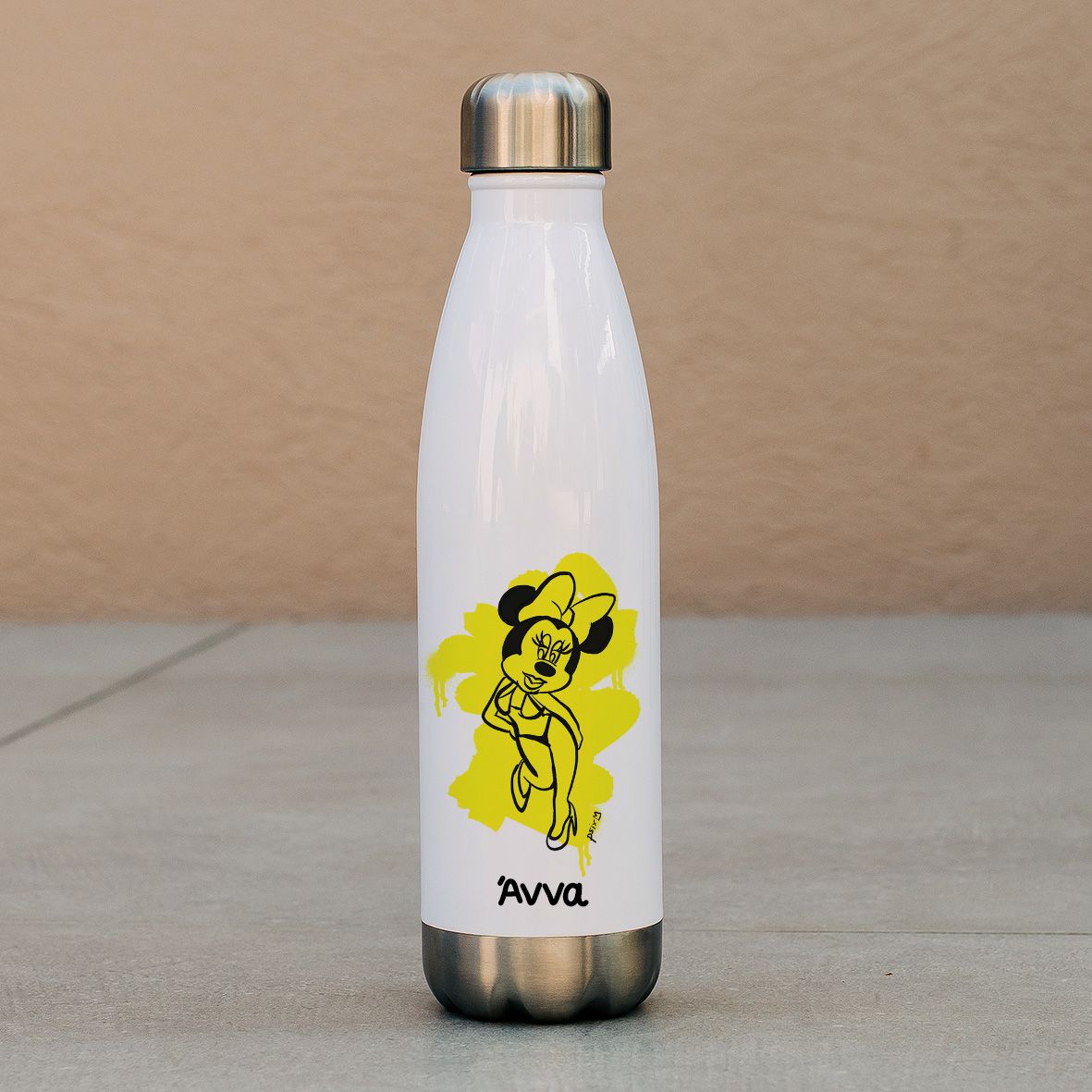 Bikinie Mouse - Μπουκάλι Θερμός 500ml - Λευκό