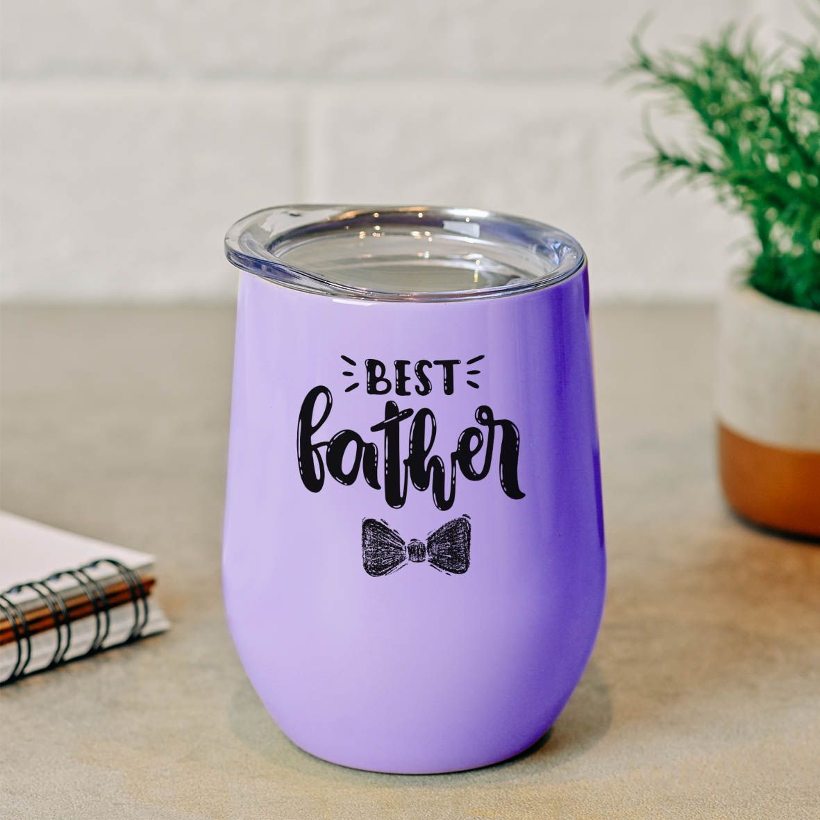 Best Father - Κούπα Θερμός 355ml - Μωβ