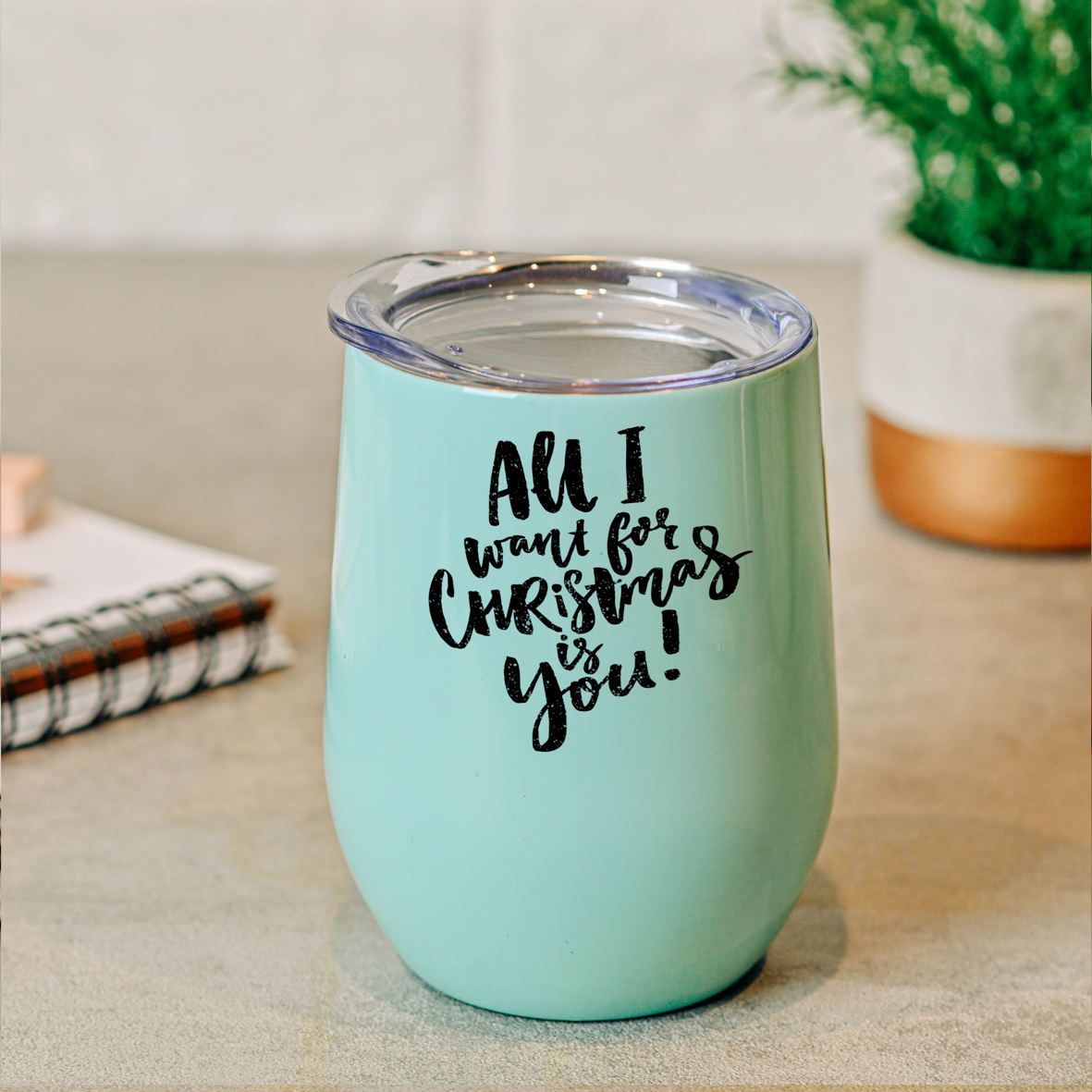 All I Want For Christmas - Κούπα Θερμός 355ml - Μέντα