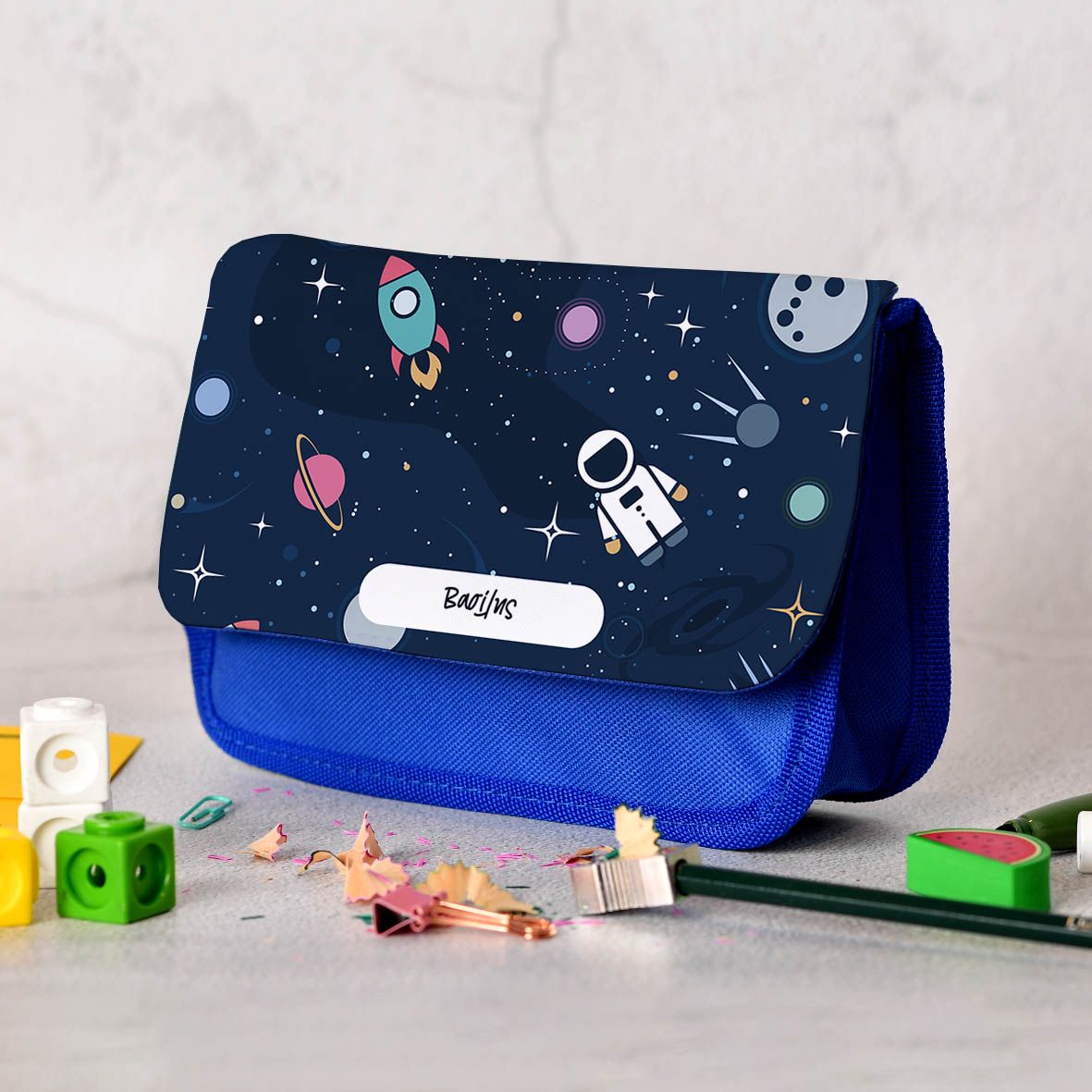 Αστροναύτης - Κασετίνα Υφασμάτινη - Μπλε