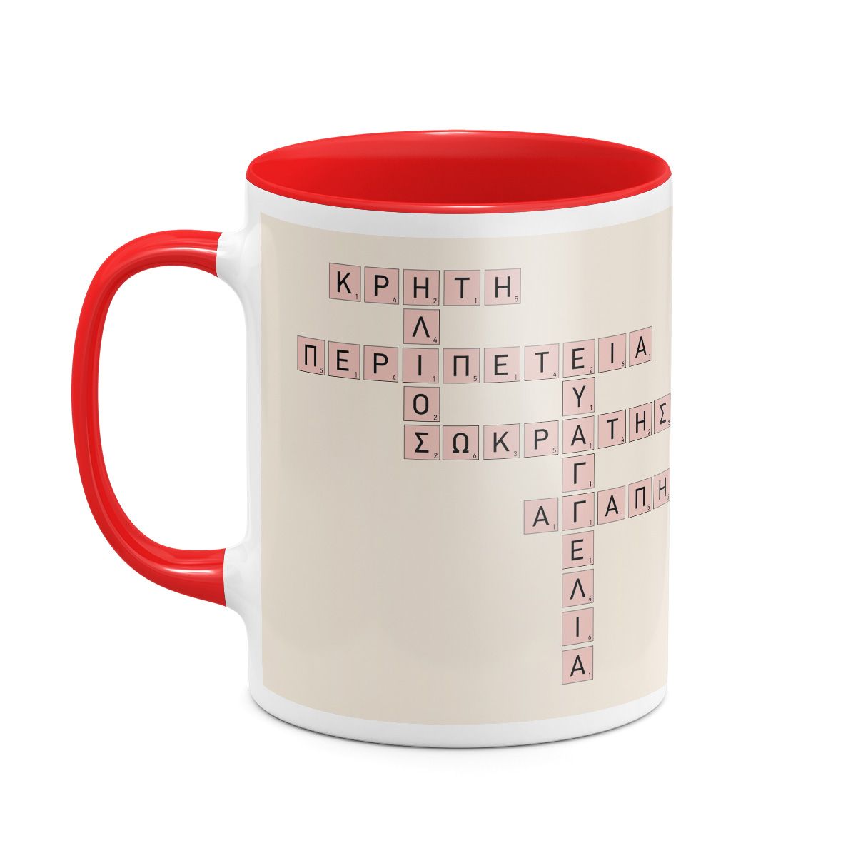 Pastel Pink - Κούπα MyScrabble - Κόκκινο