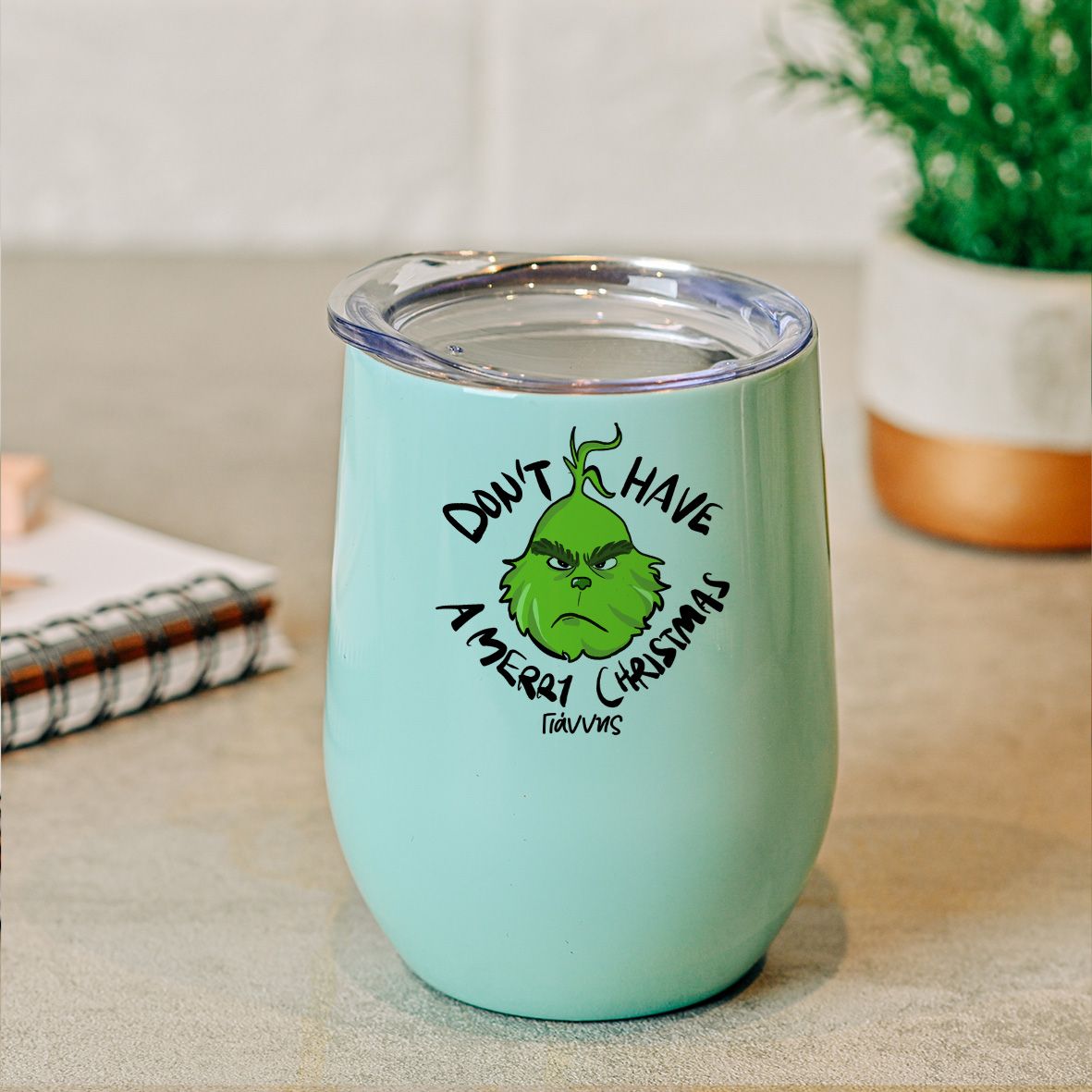 Grinchie Xmas - Κούπα Θερμός 355ml - Μέντα