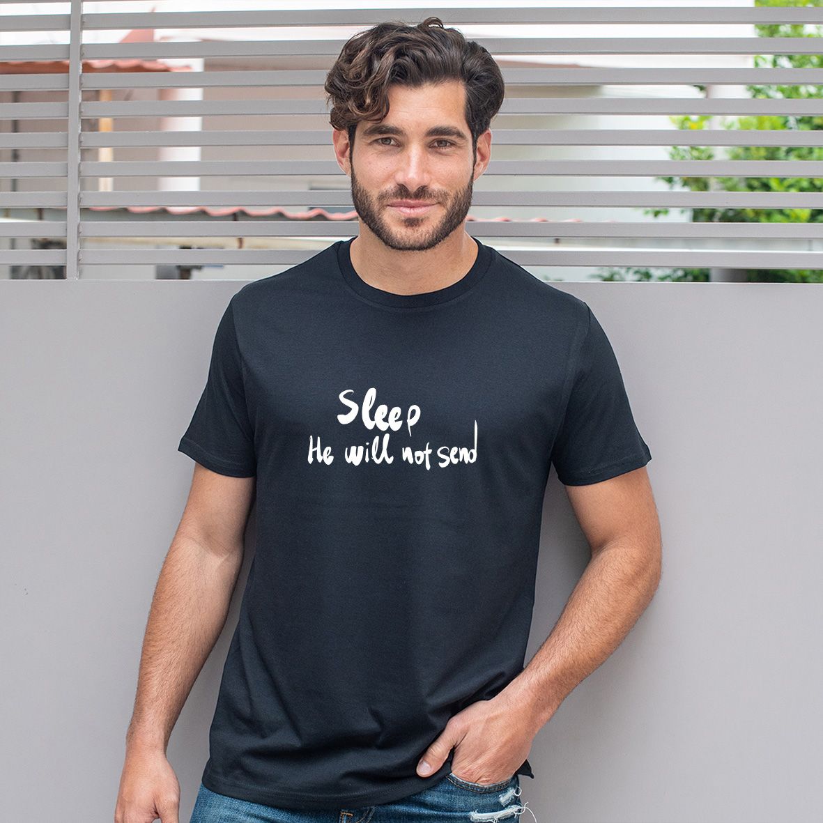 Sleep  -  Organic Vegan T-Shirt Unisex - Μαύρο