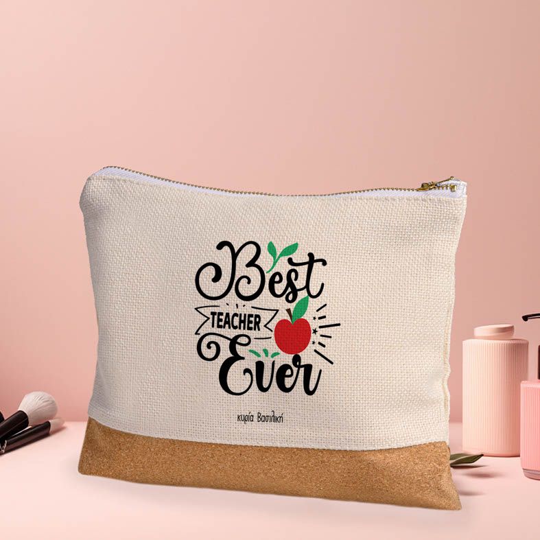 Best teacher ever -  Τσαντάκι - Κασετίνα