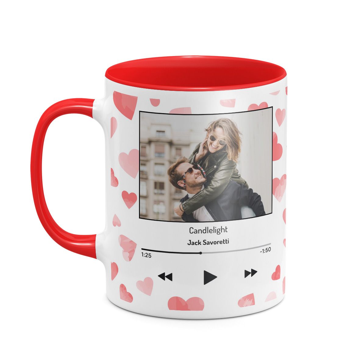 Love - Κούπα MyMusicCode - Κόκκινο