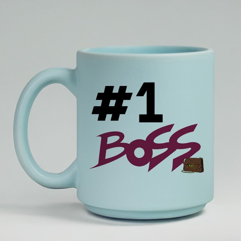 #1 Boss W - Κούπα Πούδρα MemoryBox - Pastel Γαλάζιο