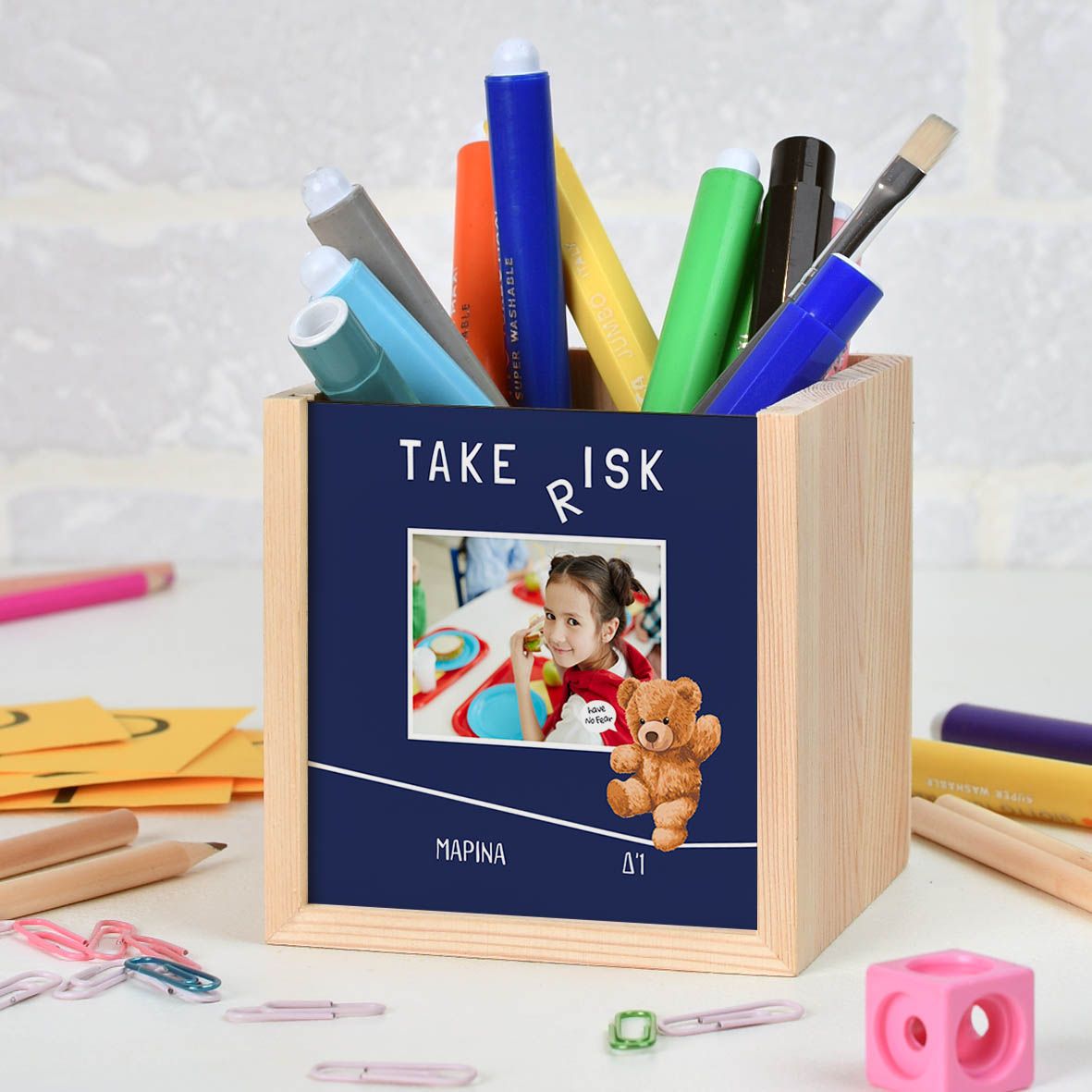 Take Risk - Μολυβοθήκη Ξύλινη
