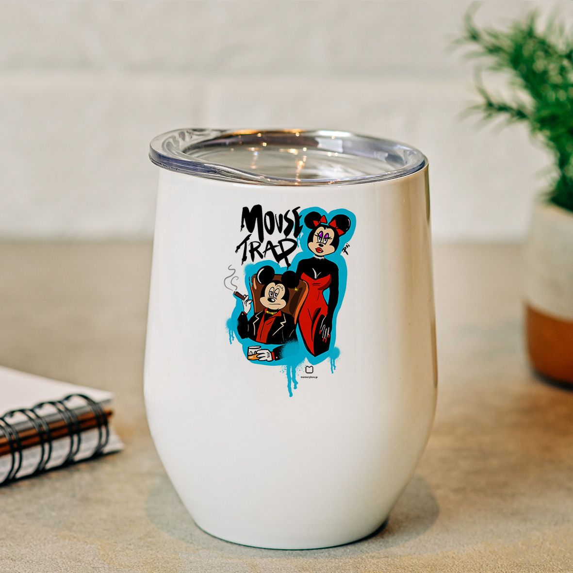 Mouse Trap - Κούπα Θερμός 355ml - Λευκό