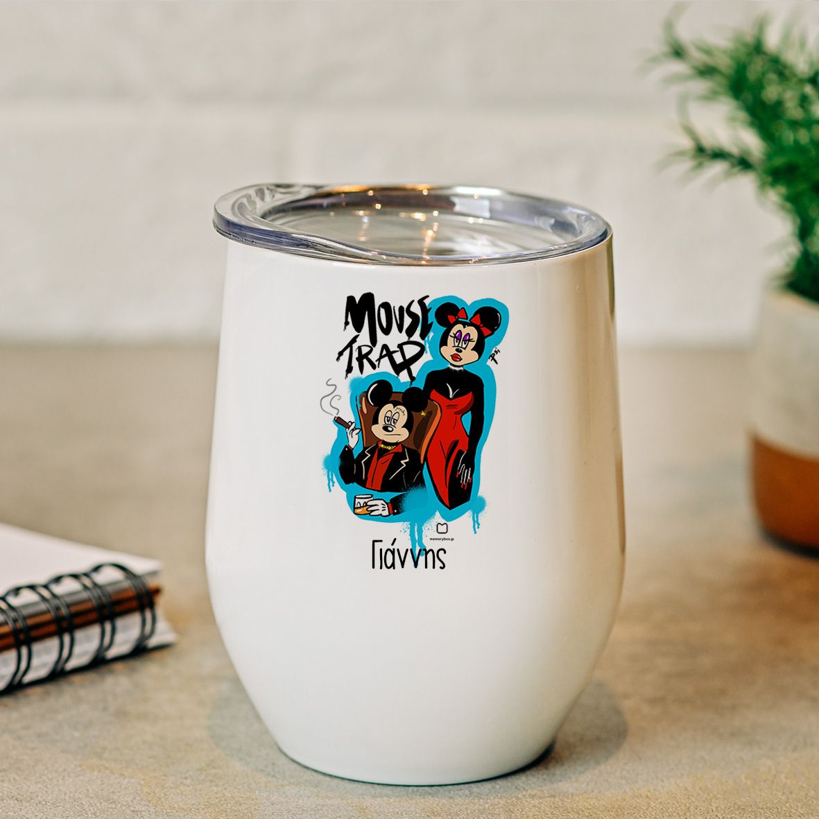 Mouse Trap - Κούπα Θερμός 355ml - Λευκό