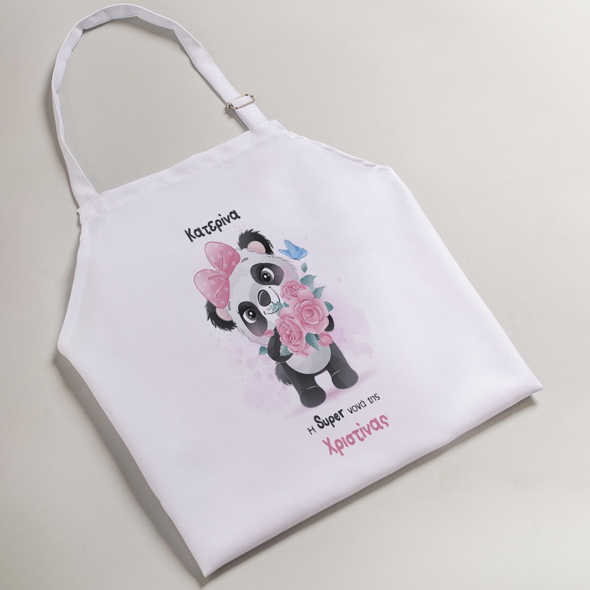 Ροζ Πάντα - Ποδιά Νονάς