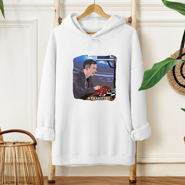 Μπαρτζό «O Σκακιστής»- Φούτερ MemoryBox - Λευκό