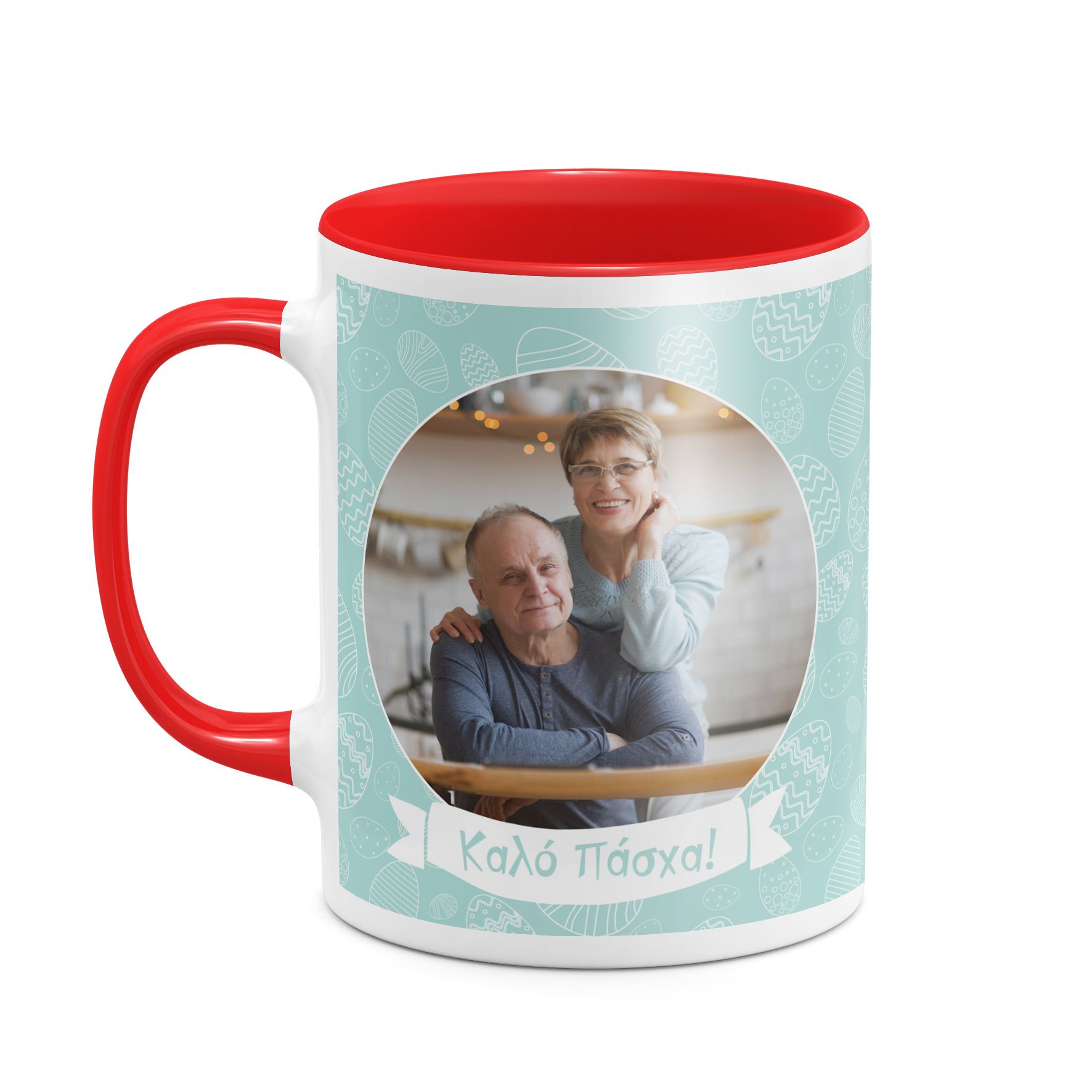 Egg Pattern - Κούπα - Κόκκινο