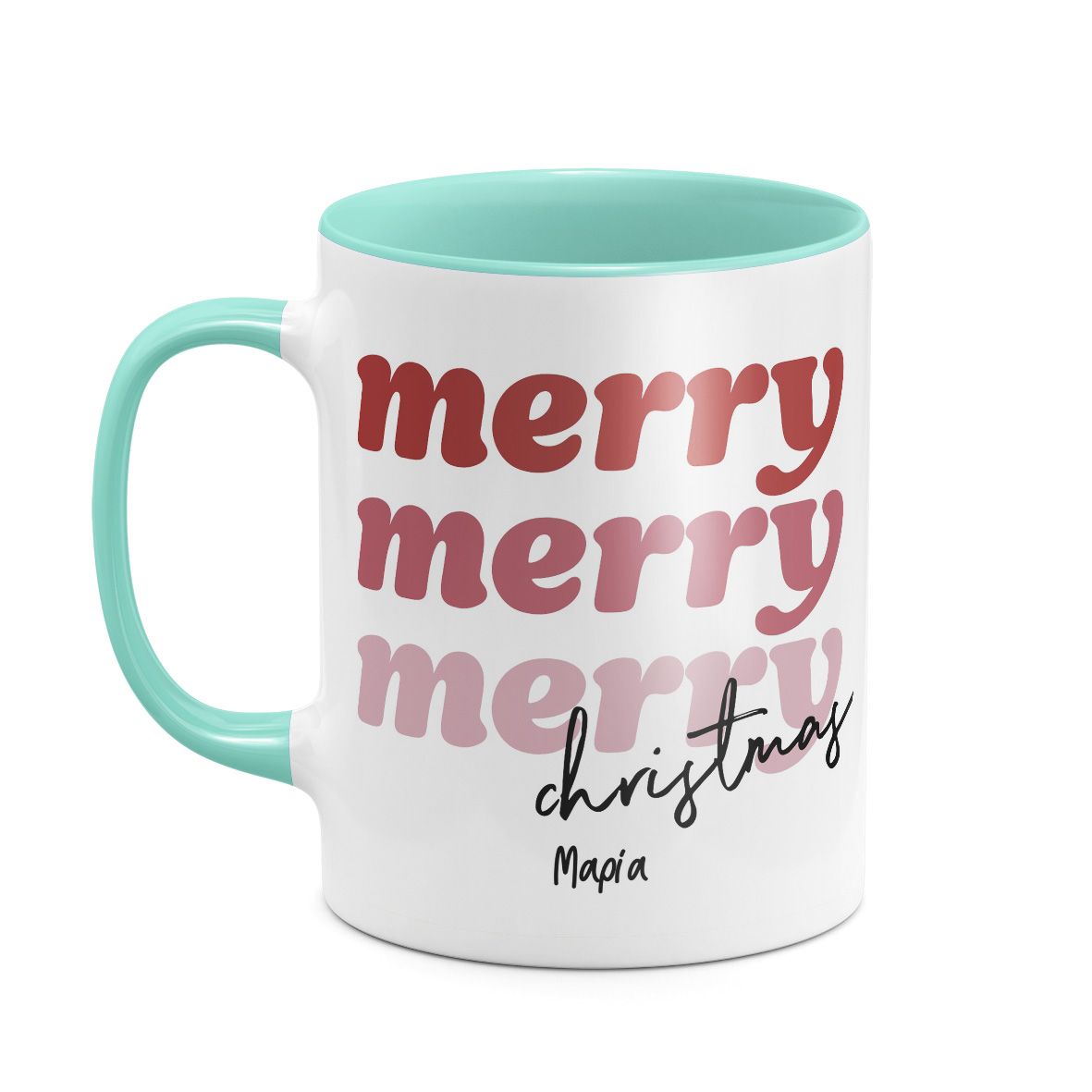 Merry, Μerry Xmas - Κούπα - Μέντα