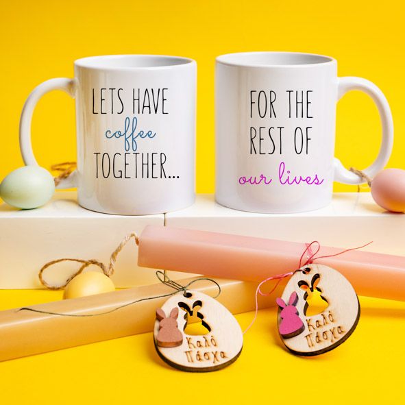 Let's Have Coffee Together... - Λαμπάδες Με Κούπες