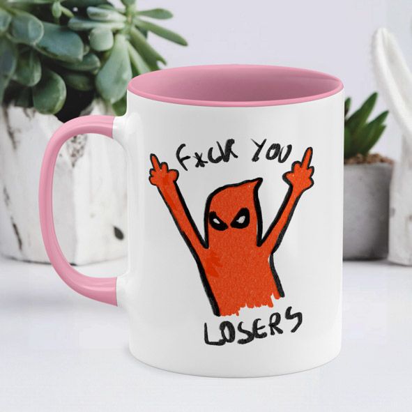 F*ck you Losers - Κούπα - Ροζ