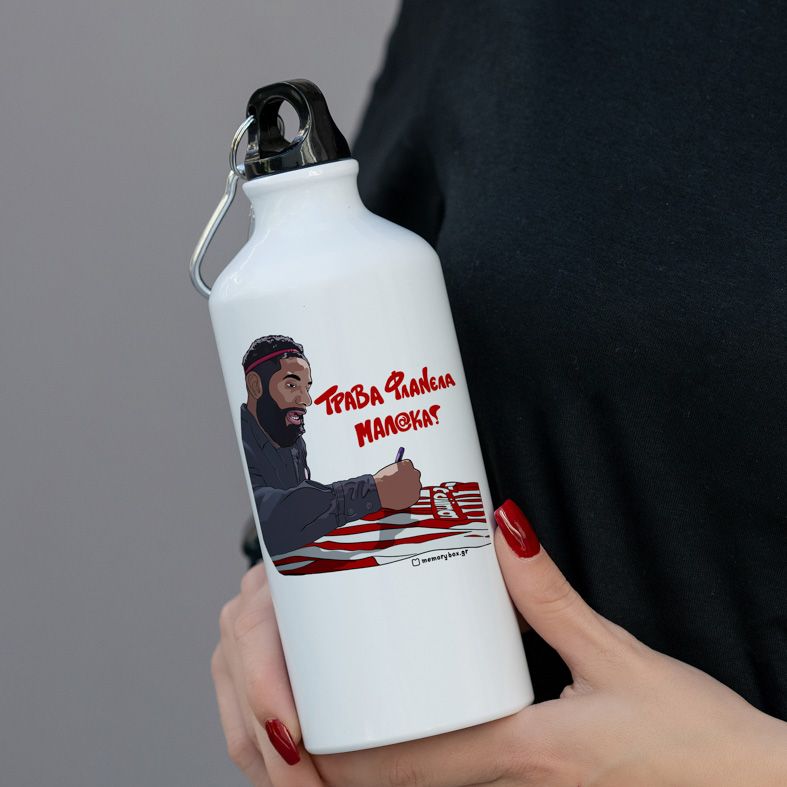 Ροντινέι "ΤΡΑΒΑ ΦΛΑΝΕΛΑ ΜΑΛ@ΚΑ!" - Ποδηλατικό Μπουκάλι 600 ml