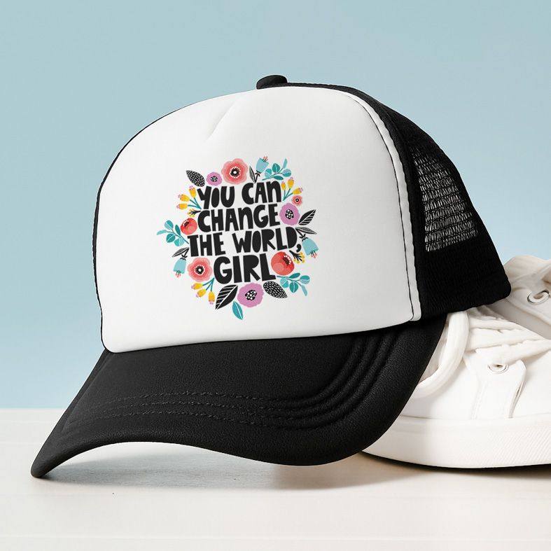 Change the world - Καπέλο Trucker MemoryBox - Μαύρο