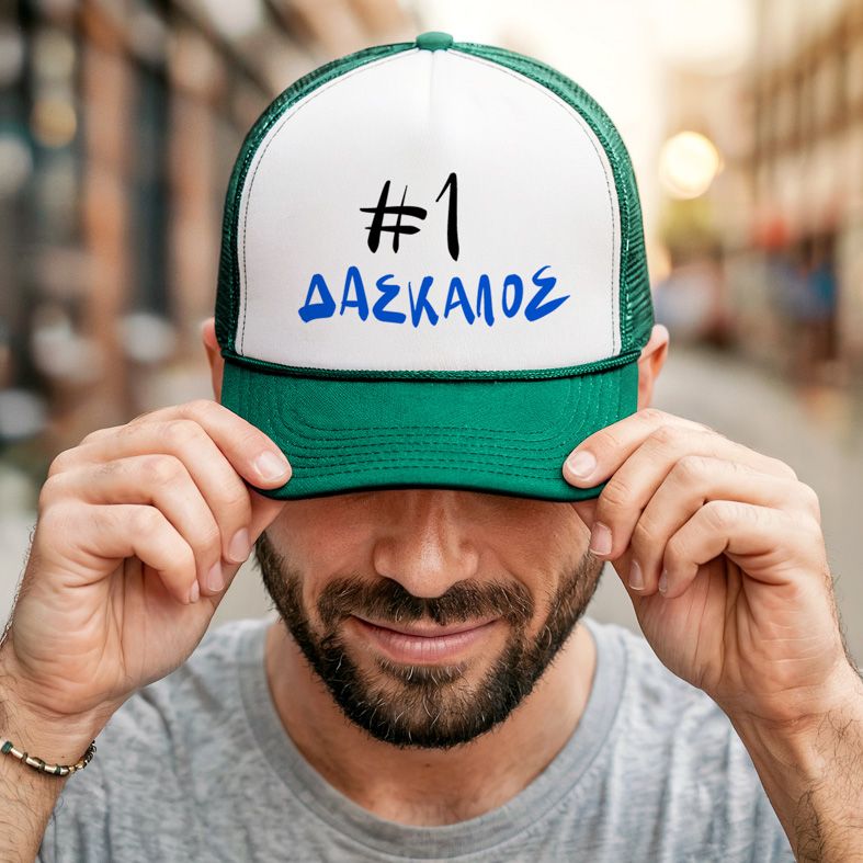 #1 ΔΑΣΚΑΛΟΣ - Καπέλο Trucker MemoryBox - Πράσινο