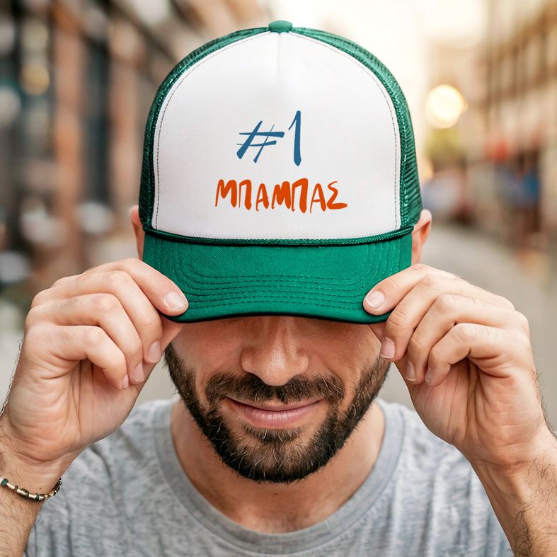 #1 ΜΠΑΜΠΑΣ - Καπέλο Trucker MemoryBox - Πράσινο