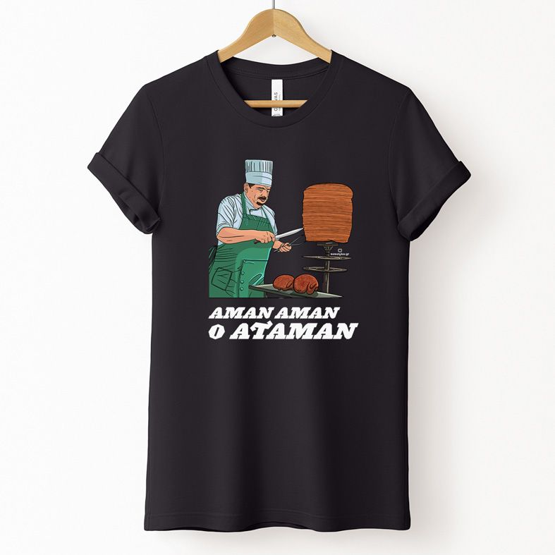 Αμάν Αμάν ο Αταμάν - Μπλούζα MemoryBox - Μαύρο