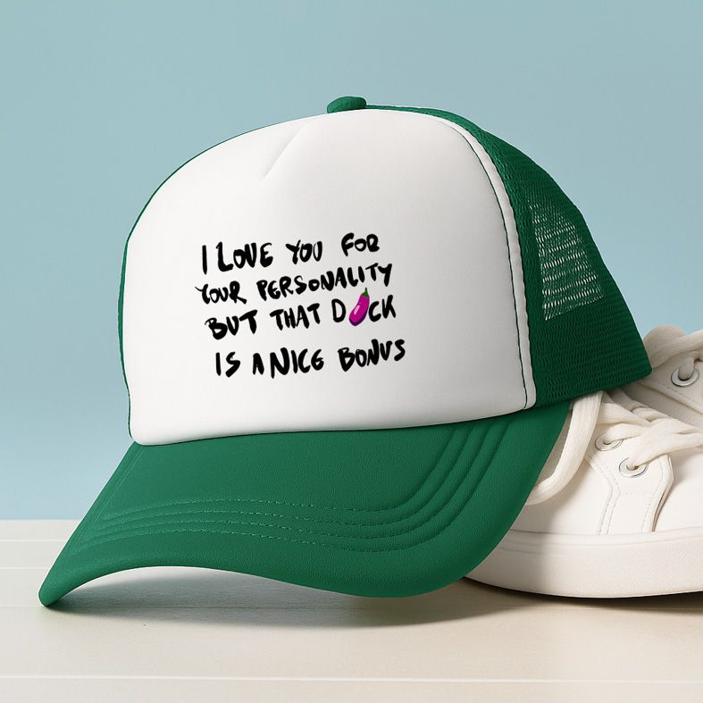 I Love you for... - Καπέλο Trucker MemoryBox - Πράσινο