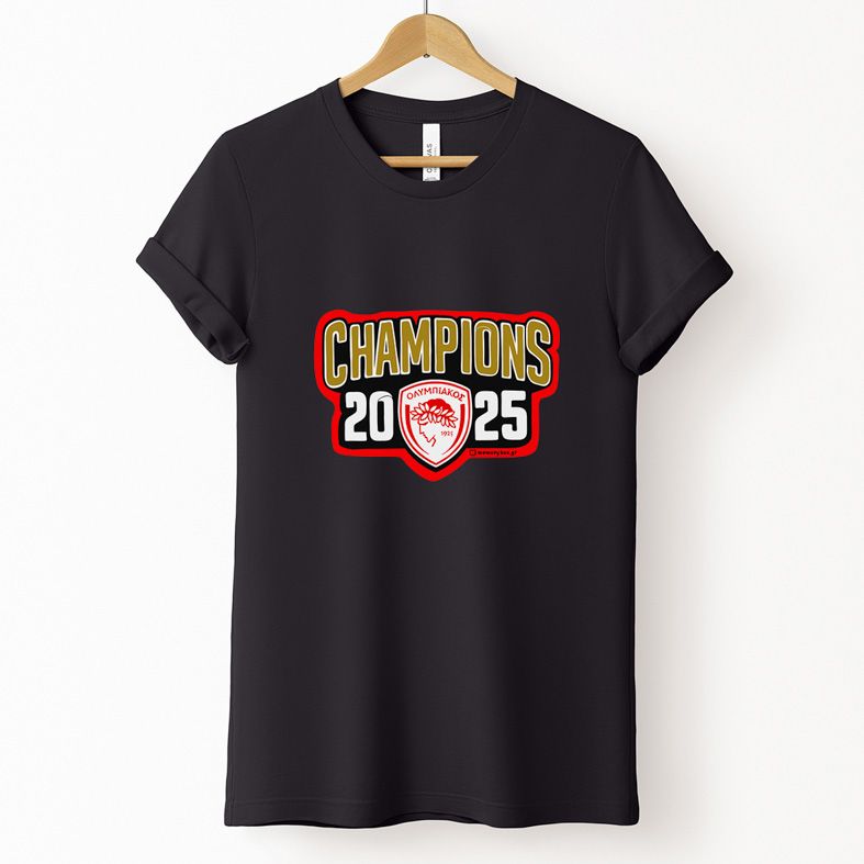 CHAMPIONS 2025 - Μπλούζα MemoryBox - Μαύρο