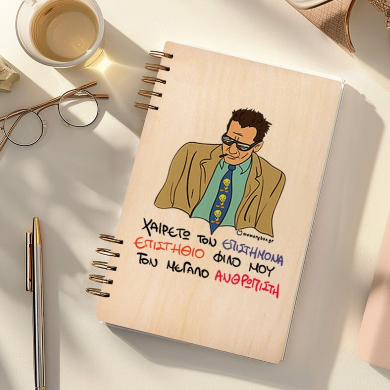 ΕΠΙΣΤΗΜΟΝΑΣ - Ξύλινο Ημερολόγιο Ατζέντα Cult Collection MemoryBox