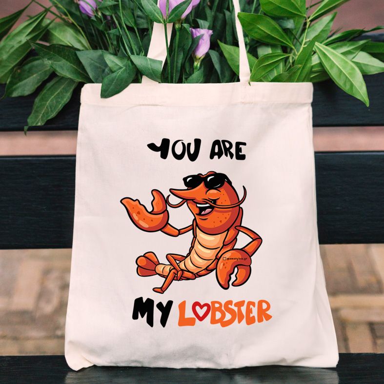 MY LOBSTER - Πάνινη τσάντα Cult Collection MemoryBox - Εκρού