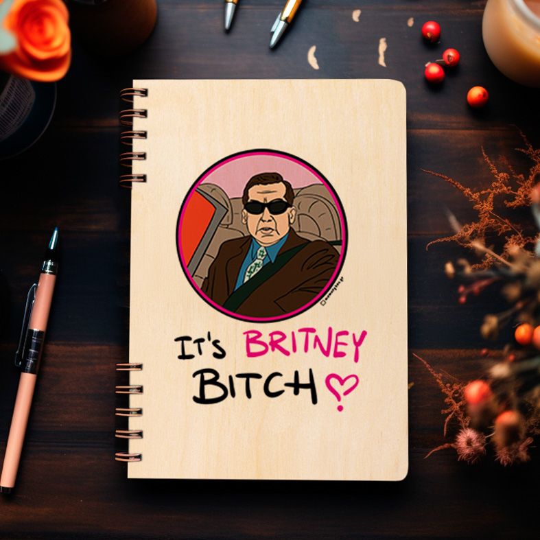 IT'S BRITNEY - Ξύλινο Ημερολόγιο Ατζέντα Cult Collection MemoryBox