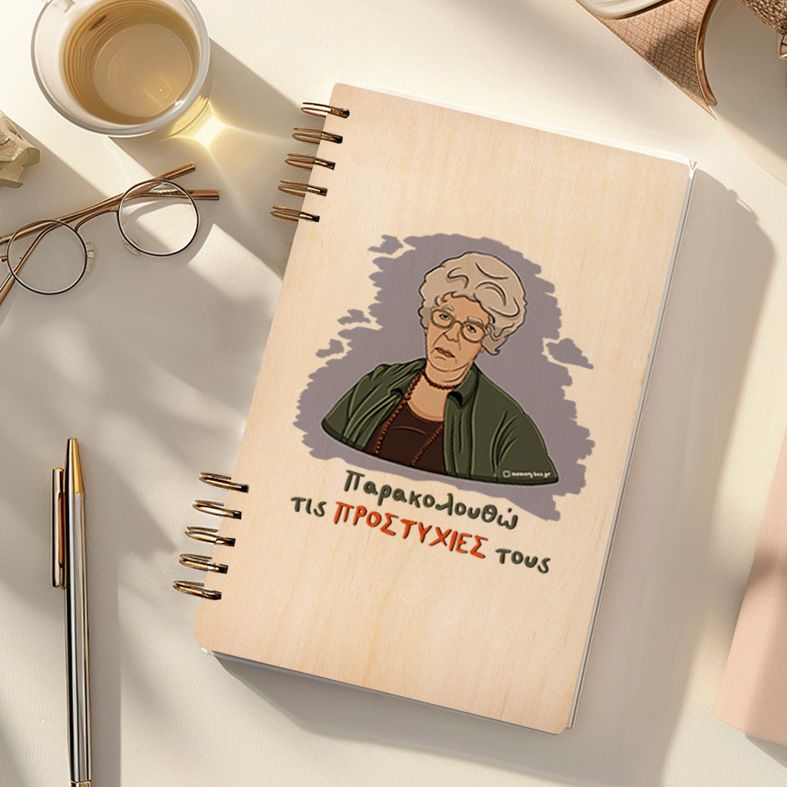 ΠΡΟΣΤΥΧΙΕΣ - Ξύλινο Ημερολόγιο Ατζέντα Cult Collection MemoryBox