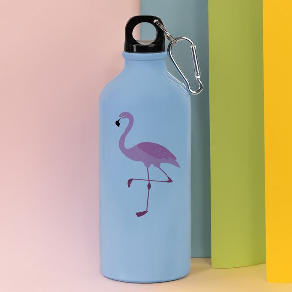 Flamingo  - Ποδηλατικό Μπουκάλι 600 ml - Γαλάζιο