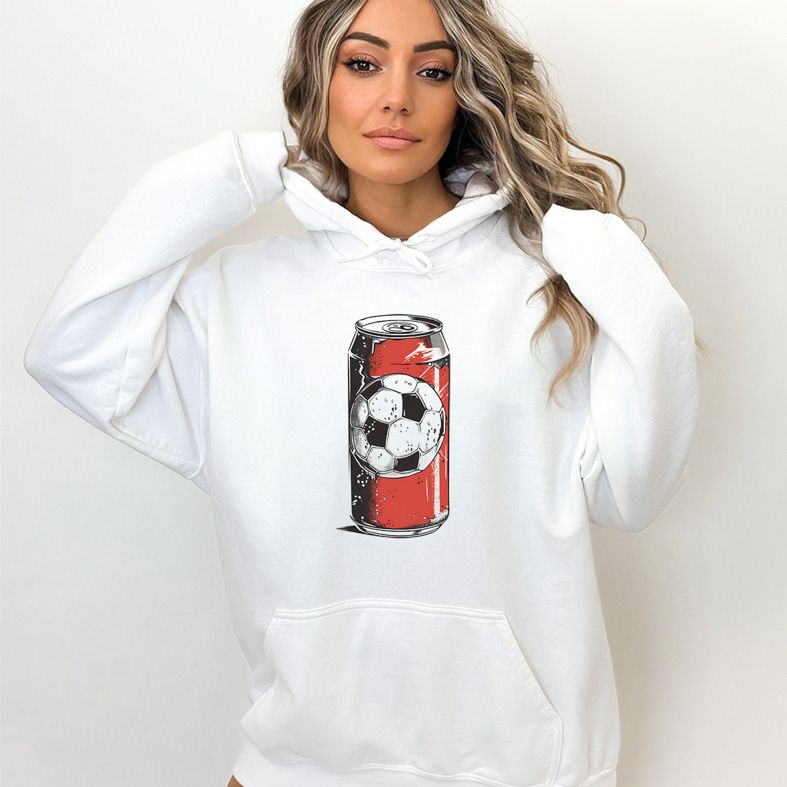 Σχέδιο Ποδοσφαίρου - Φούτερ - Λευκό